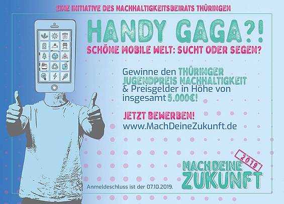 Mach deine Zukunft Postkarte
